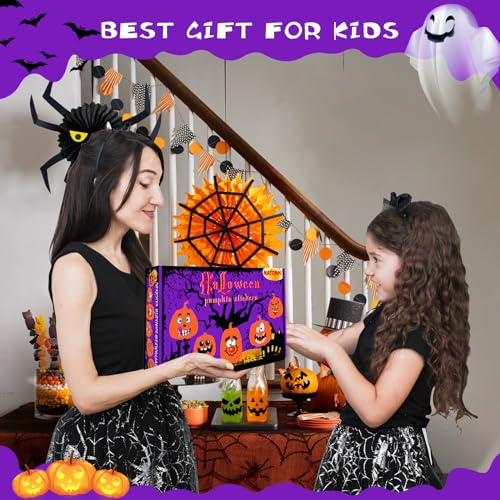 Natonhi 430Pcs Halloween Crafts for Kids, Fall Foam Pumpkin Decorating Kit - image 8