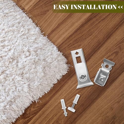 Kit de herrajes para puerta bifold Uonlytech, acero inoxidable, diseño deslizante y ahorra espacio miniatura 2