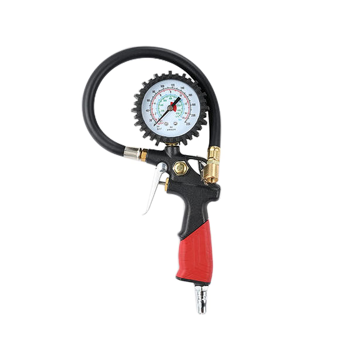 Manometro per Pneumatici 15BAR Manometro per gonfiaggio Pneumatici Tester per Pressione Aria Multifunzionale per Auto, Bicicletta, Moto