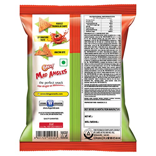 Image of Bingo Mad Angles - Tomato Madness, 90g Pouch