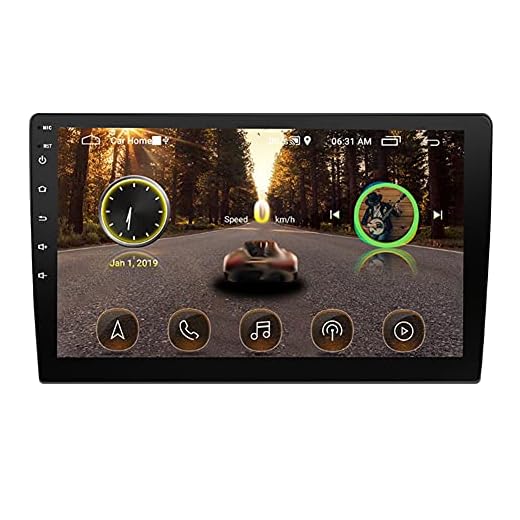 Bil MP5 GPS Navigation, Bil 10,1 Tums Pekskärm MP5 GPS Navigation Radio Audio Multimedia Player för Android System