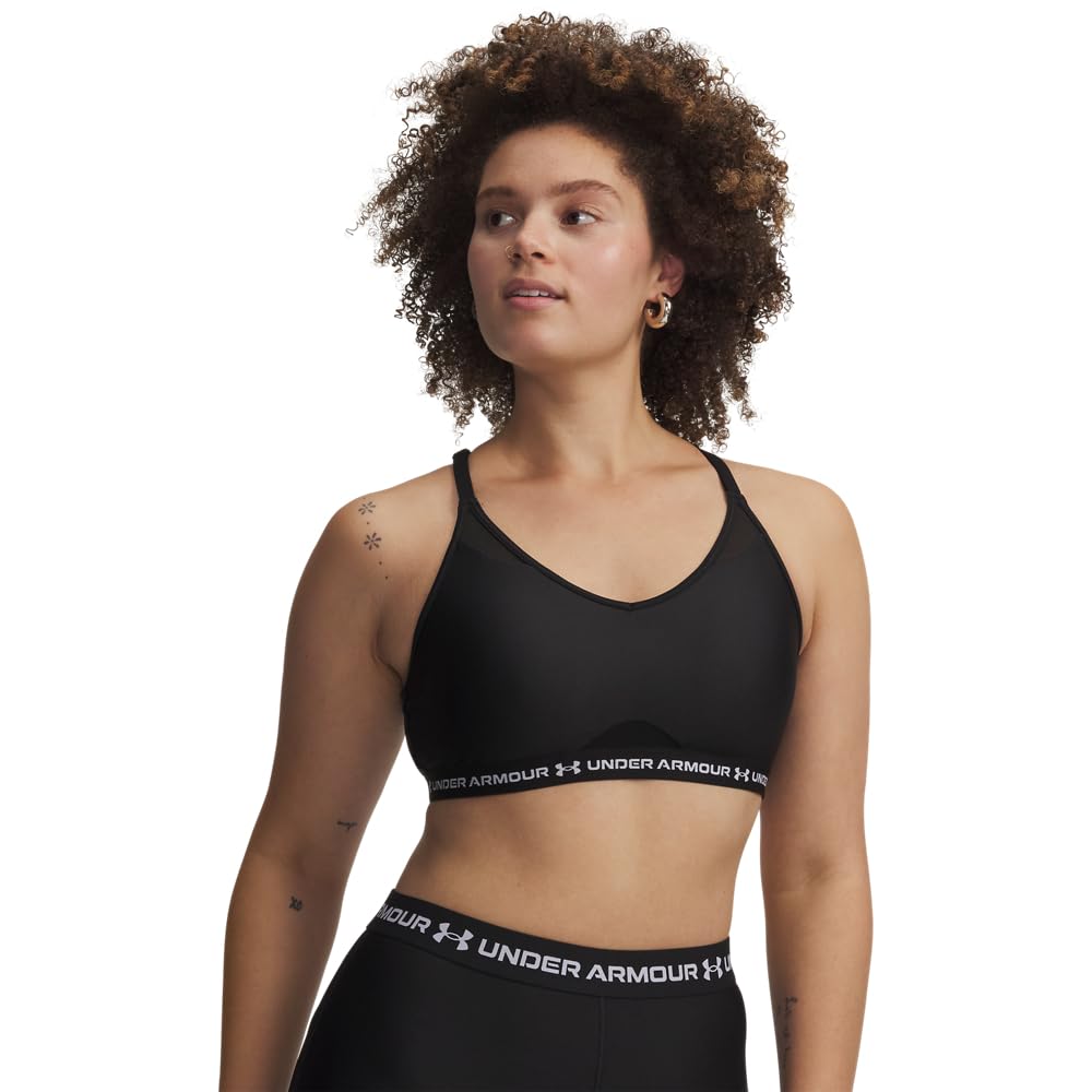 Under Armour Crossback Low Bra Women, Size Large 0538 - Transparent Large