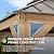 SUNJOY 11 x 11 ft. Wood Gazebo, Upgrade Outdoor Patio Cedar Framed Steel Hardtop Gazebo with 2-Tier Metal Roof, Suitable for Patios, Lawn and Backyard, Dark Brown Roof + Dark Wood Frame