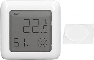 Smart Hygrometer Thermometer,WiFi Thermometer Hygrometer Smart Thermometer APP Monitor LCD Display Wide Range Scene Customizable Remote Temperature Monitor Home Remote Monitor for Bedroom Office