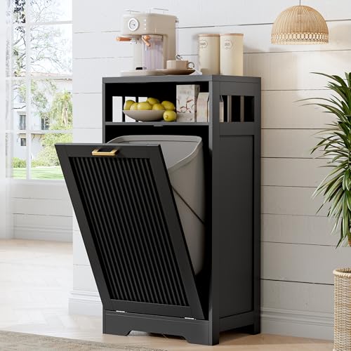 jmhdyg 13 Gallon Tilt Out Trash Can Cabinet