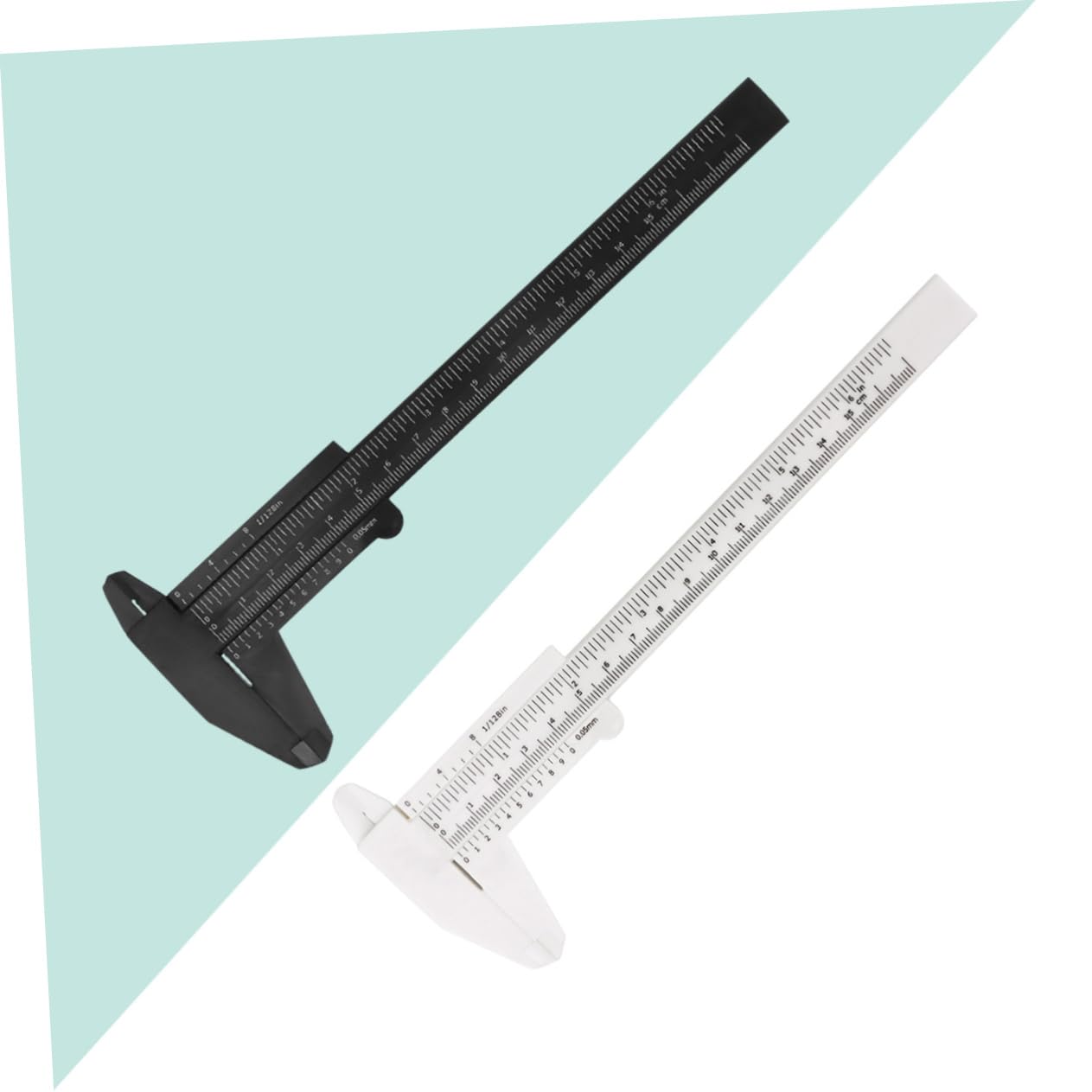 VILLFUL 2pcs Mini Vernier Caliper Surveying Tools Gauge Measure Tool Measuring Tool Measurement Tool 150mm Caliper Depth