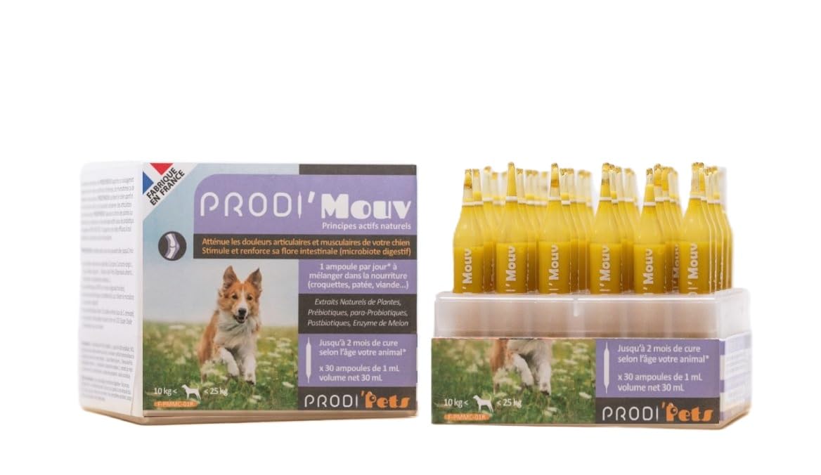 Probiotiques chien moyen PRODI'MOUV douleurs musculaires 110 g