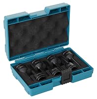 Makita Schlagschrauber-Stecknuss Set, 7-teilig, Schwarz, mit Aufbewahrungskoffer – Ansicht 3
