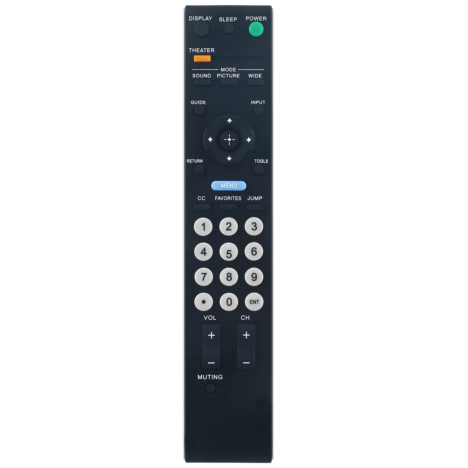 Télécommande de rechange RM-YD026 pour téléviseur Sony Bravia - 4