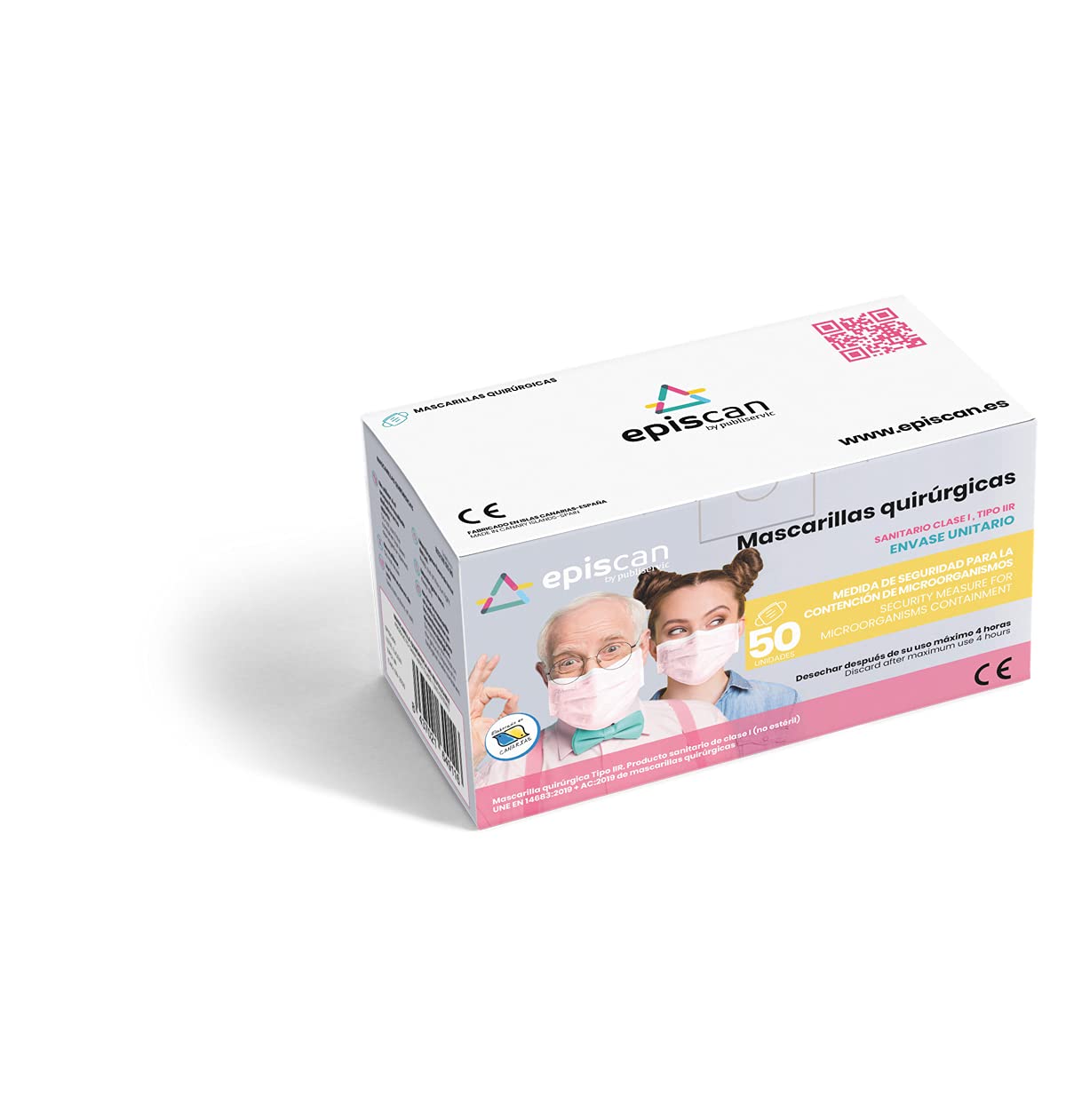 PACK SINGLE -50 UDS - DIBUJOS - QUIRÚRGICAS SANITARIO TIPO IIR (6)