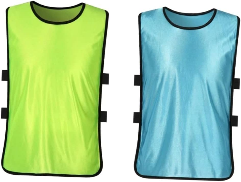 VICASKY 12pcs Boy Girl's Vest Boys and Girls Summer Vest for Football Basketball Fluorescent Light