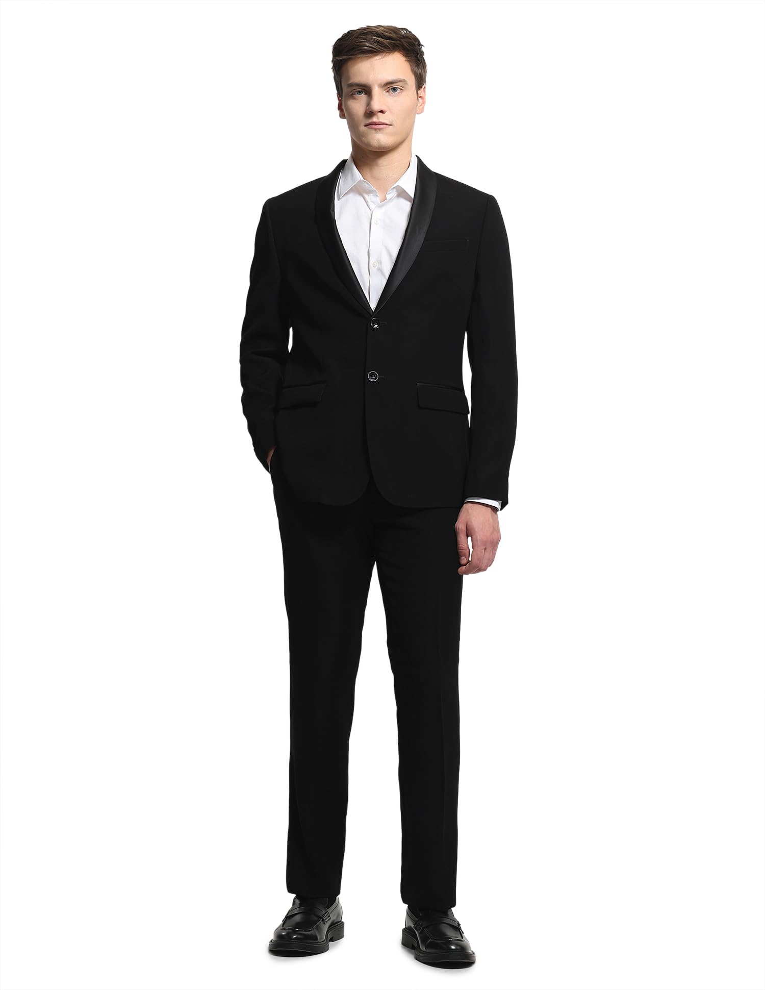 arrow Men's Tailored fit Tuxedo Suit-picture-43
