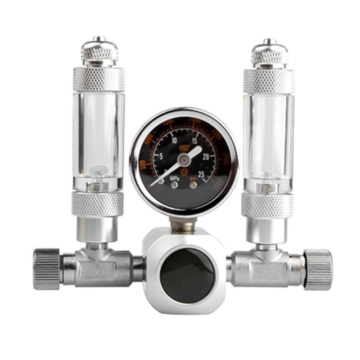 Válvula solenoide magnética de CO2 para Acuario con válvula de retención y Contador de Burbujas W21.8 para acuarios y Tanques de Agua Dulce con Plantas