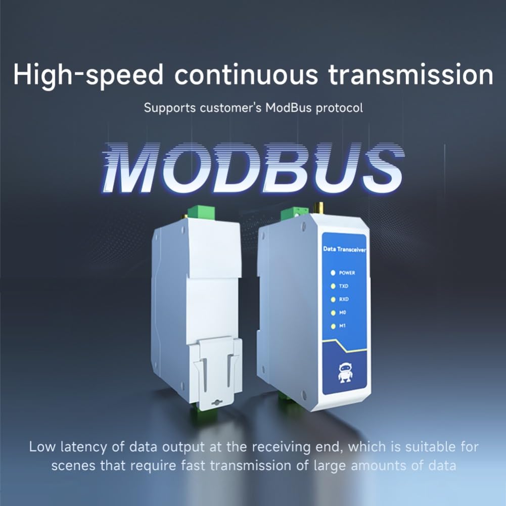 433MHz Wireless Digital Radio E95-DTU(433C20-485) 20dbm 6KM Modbus Watchdog Din Rail Unbegrenzt Hochgeschwindigkeitsübertragung Relais Vernetzung