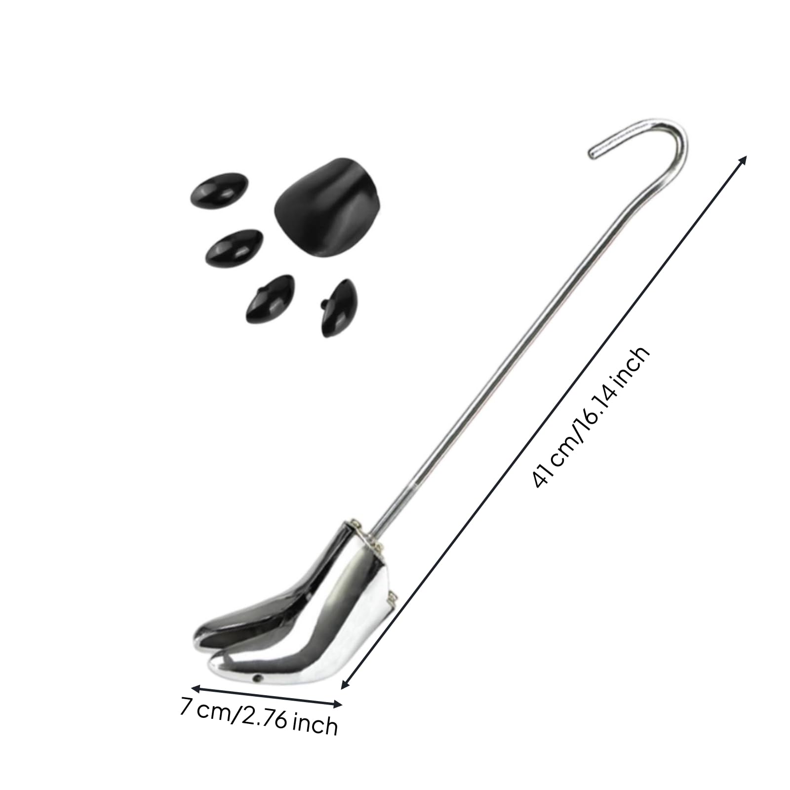 F Fityle para Zapatos Ajustable Abridor Separador Ensanchador de Calzado con Aleación de Aluminio y Inserciones Específicas para Comodidad a Medida y