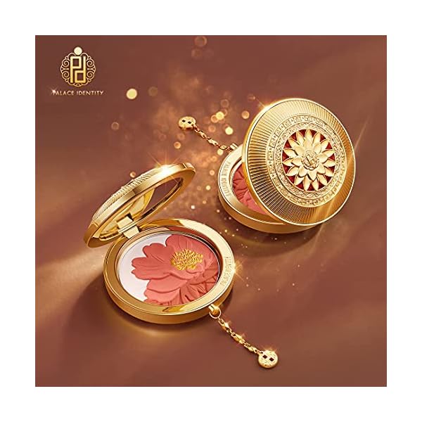 ZEESEA [Palace Identity] Caramel Peony Blush Powder Makeup Palette,Versatile Palette - Eyeshadow&Highlighter Matte Cheek…
