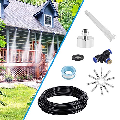 image for Innoo Tech Misting Cooling System 49.2FT(15M) Misting Line+ 12 Brass M