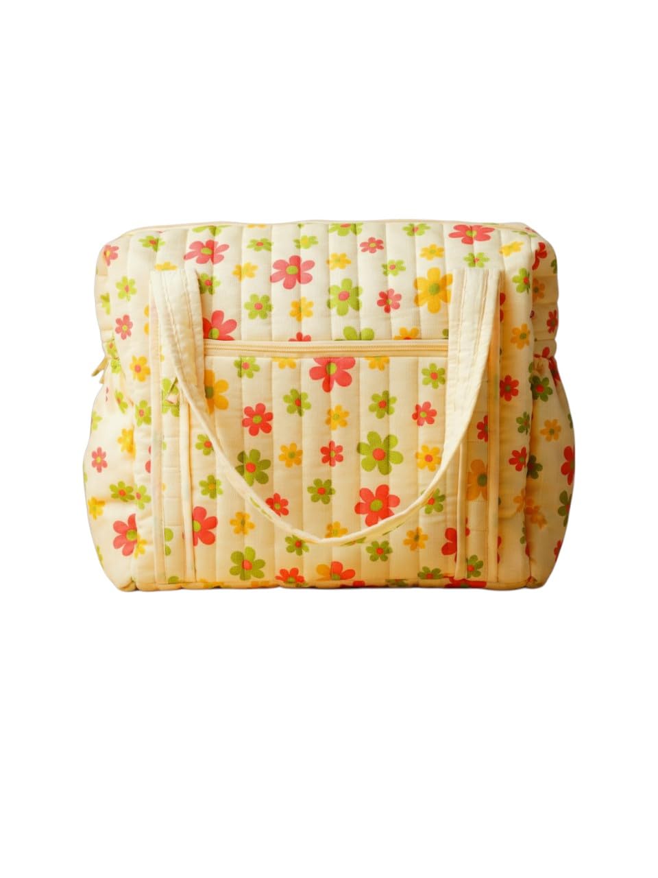 FIRST IN Muslin Diaper Bag for Moms | 40×28×14 cm Spacious Baby Essentials Bag | Eco-Friendly Lightweight Travel Diaper Organizer-picture-25