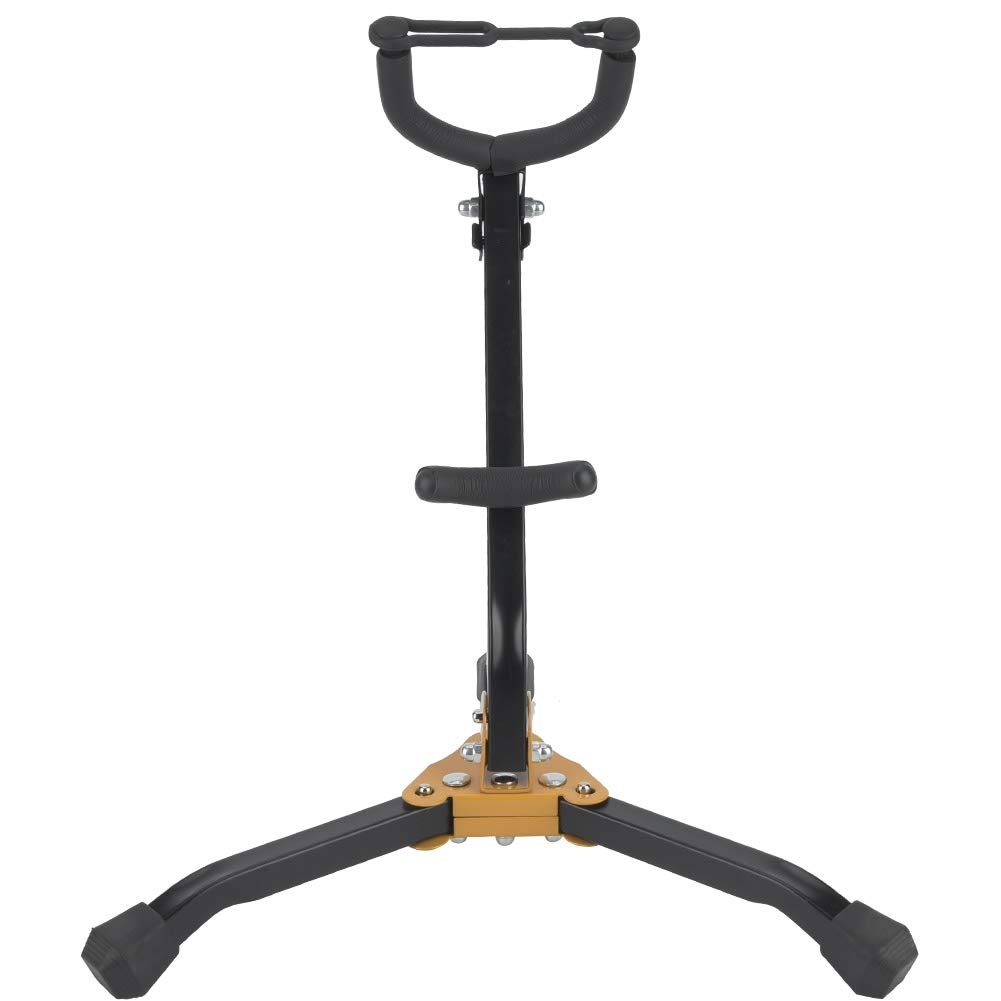 Faltbarer Saxophonständer,Saxophonständer Verstellbar Robustes Metall, Saxophone StandAlto Saxophone StandTenor Saxophon Ständer Rutschfest Tragbar für Saxophon Zubehör