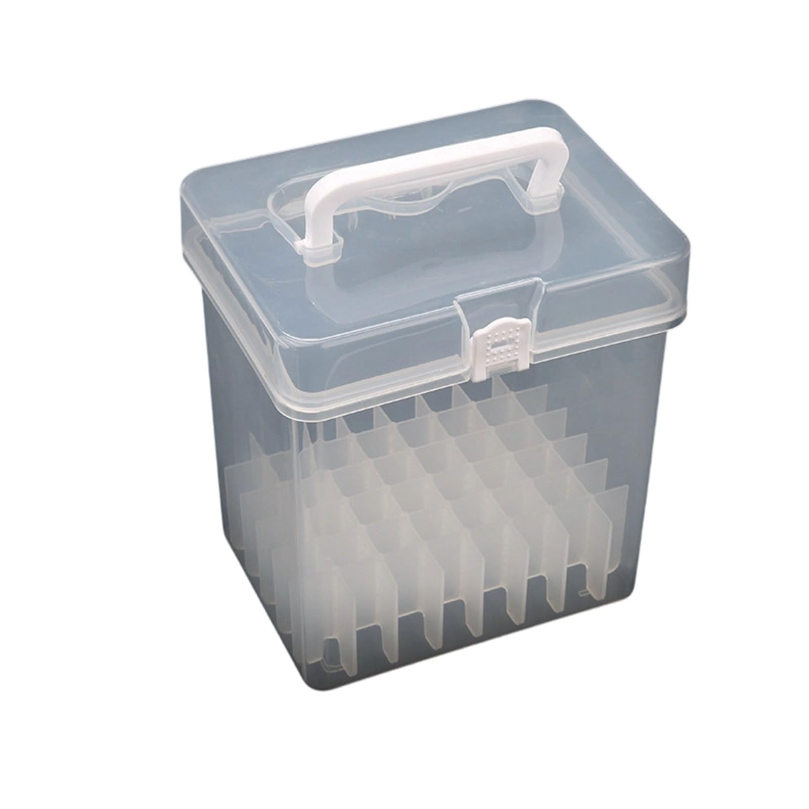 HDOYTXXM Clear Marker Storage Box Multi Slots Portable Organiser Container for Artists Students Outdoor Painting Storage Box