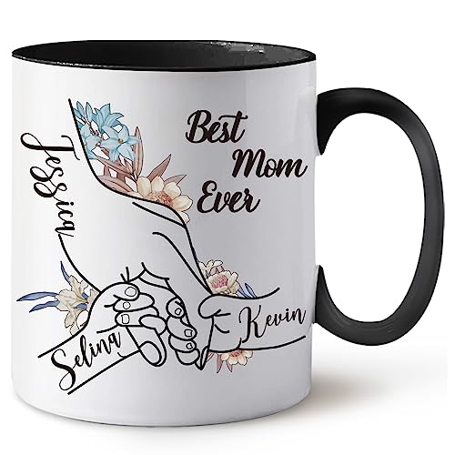 Mothers-Day-Birthday-Gifts-From-Daughter-Son-Kids-Personalized-Mom-Grandma-Mug-with-Name-11oz-Best-Mom-Ever-Present-Birthday-Unique-Gifts-for-Mom-Stepmoms-Wife-Women-7-Color-Mom-Mug
