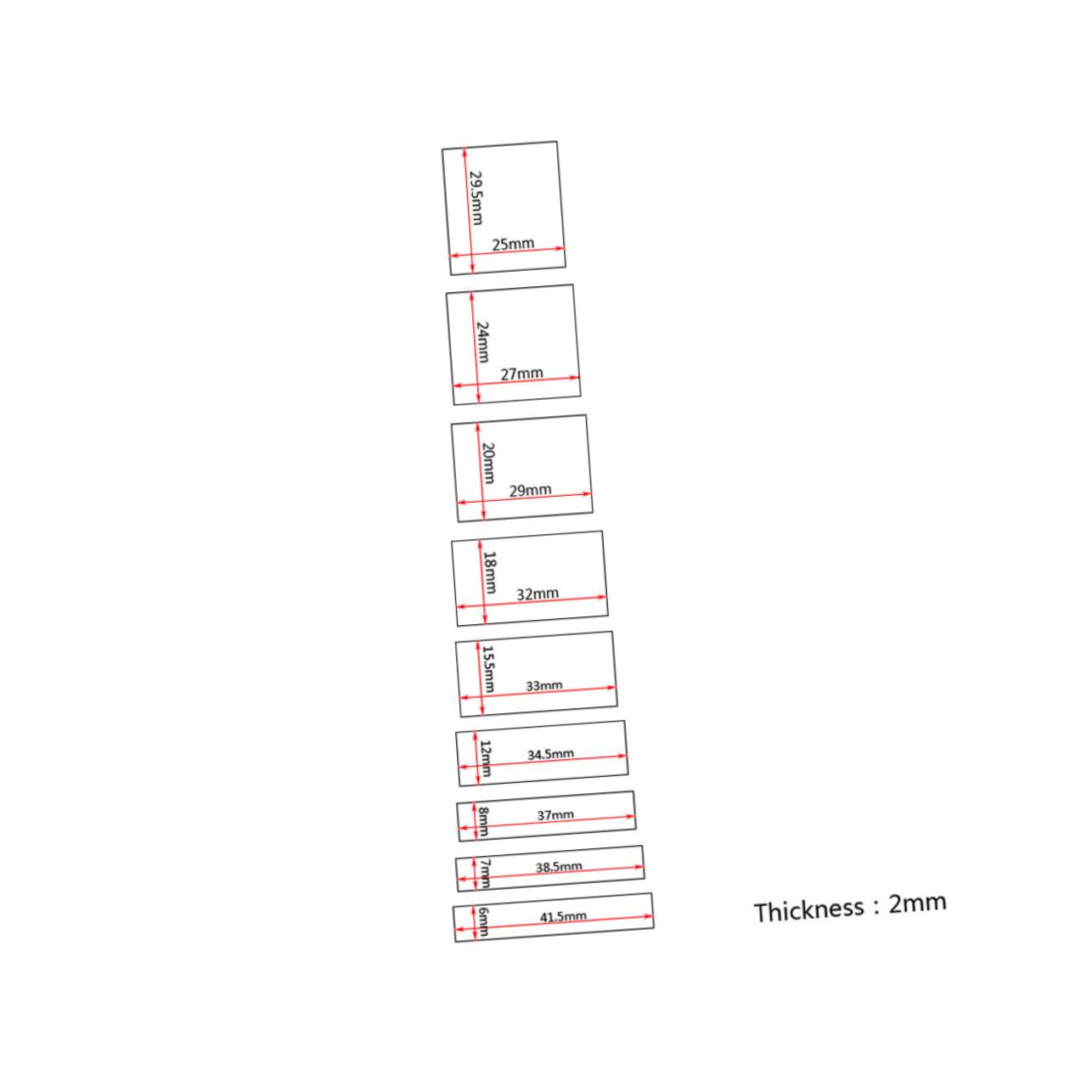 HEMOTON 9 Pcs Mother Inlay Pieces Guitar Fretboard Inlays Material Dot Markers Easy Install for Guitar