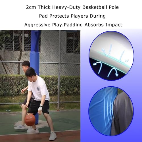 Basketballkorb-Polsterung – 2 cm dicker Umrandungsschutz, weiche Kollisionsvermeidung für den Kindergarten