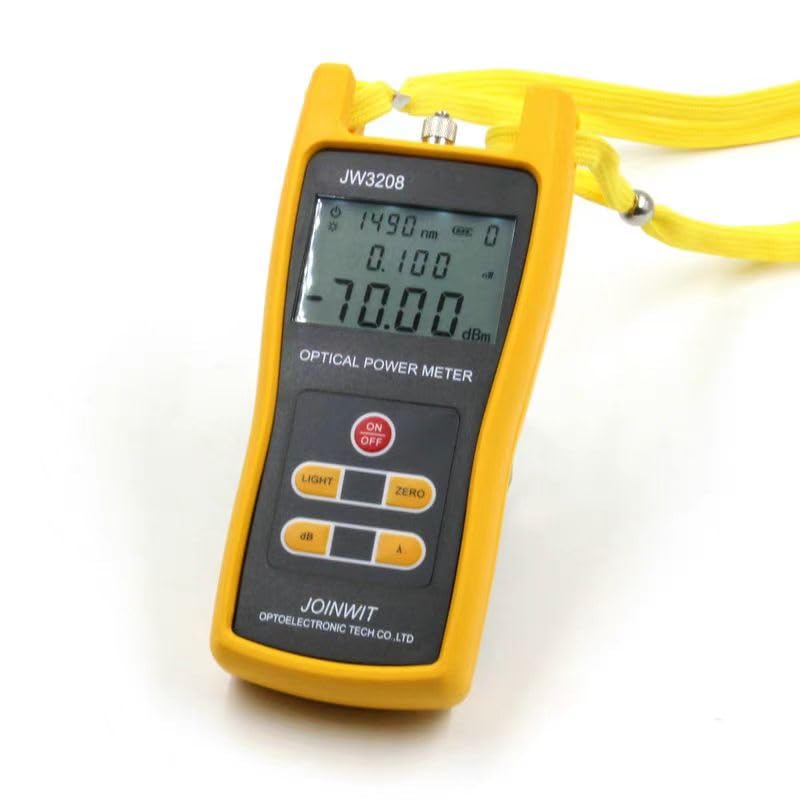 Optical Power Meter, FTTH/SC/ST/FC, -50~+26dBm, with Accessories,3 connectors