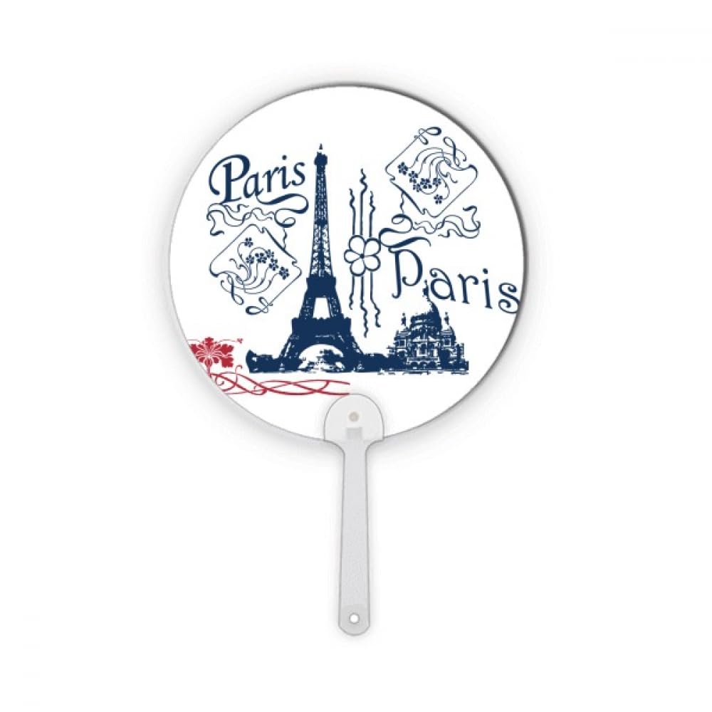 Tour Eiffel dessin au trait plastique rond une décoration artisanale premium