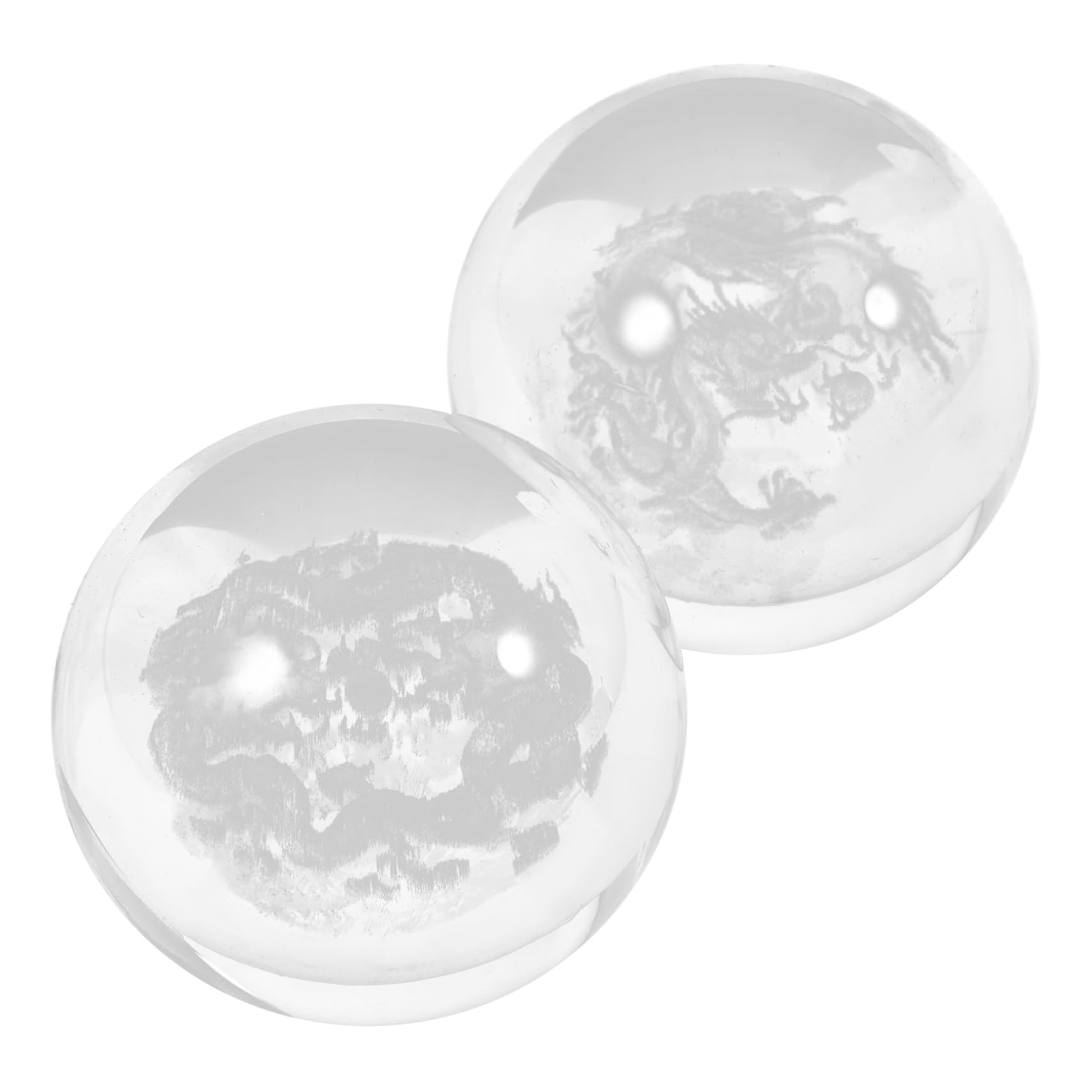 5 Series Bola De Masaje Cristal Ball Cristalball Bolas De Cristal Bolas De Masaje Para La Espalda Gimnasia Bolas De Masaje De Manos De Mano Portátiles Vidrio 2 Piezas X 5