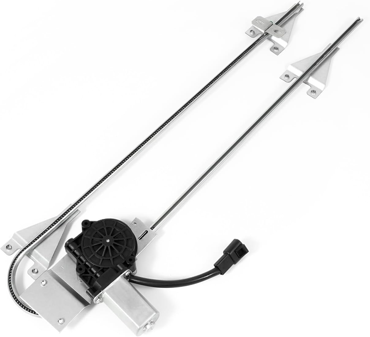 Power Window Regulator with Motor Compatible with Peterbilt 357, 1987-1996/Peterbilt 378, 1987-1988/Peterbilt 379, 2003-2005, Front Left Driver Side #Replace 741-5401 HLK2281 R21-6011