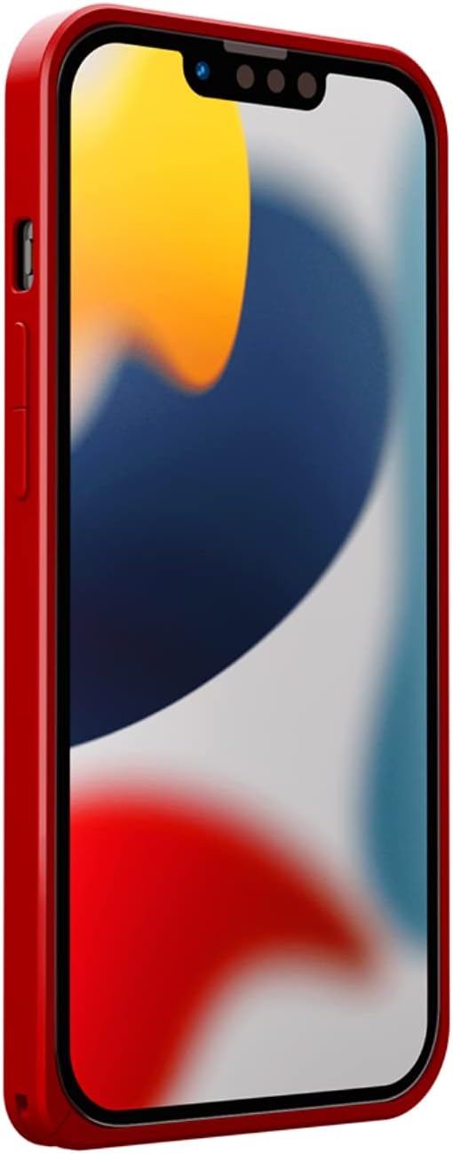 Premium Style PG-21NBP02RD Aluminum Bumper Red for iPhone 13 Pro