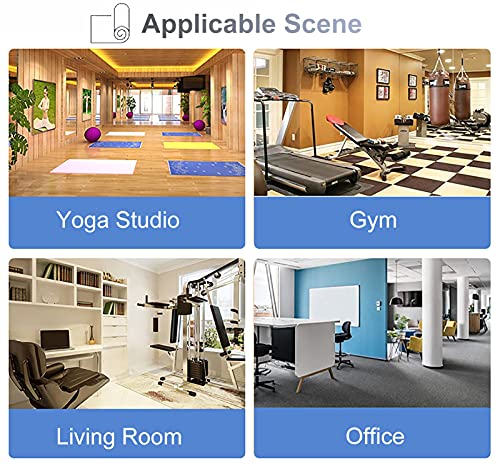 Support tapis de yoga mural en fer : la solution gain de place ajustable