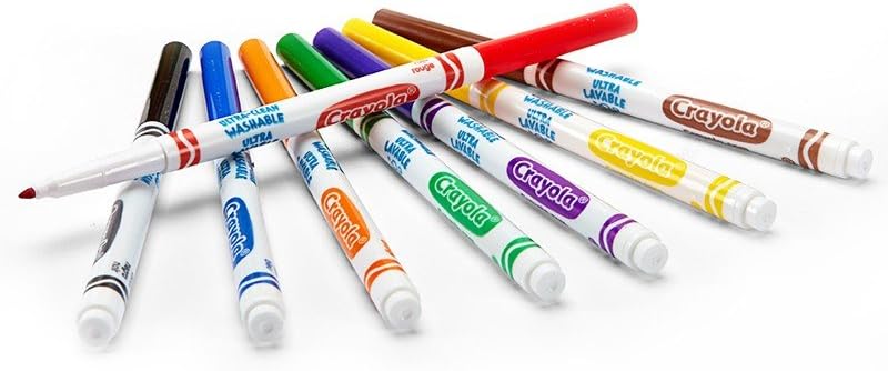 Crayola 8ct Washable Markers Fine