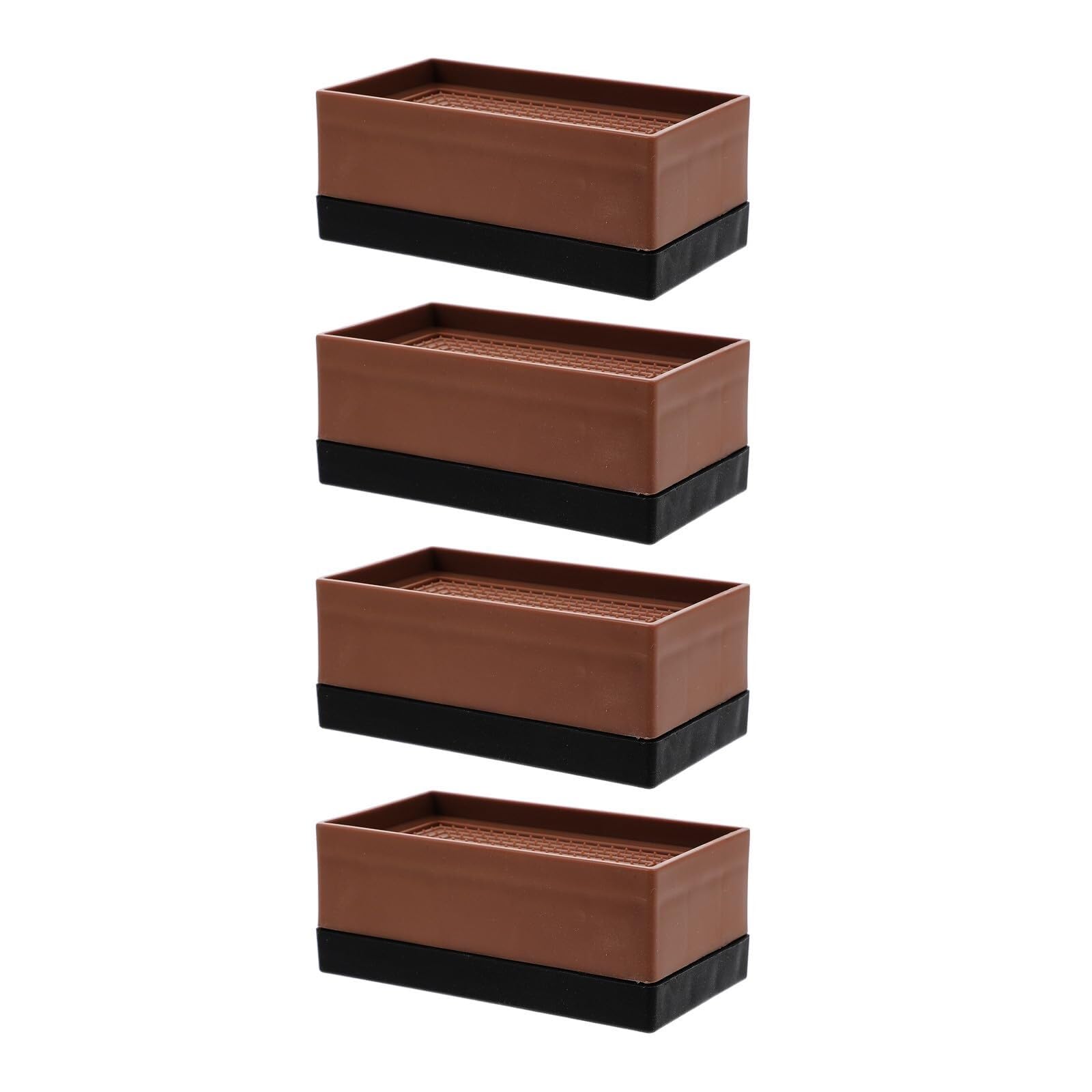 UYHBCNQD Adjustable Furniture Support Legs Set 4Pcs Replacement Feets Risers 4cm Furniture Foots with Non-Slip Rubber Pad Elevators Design