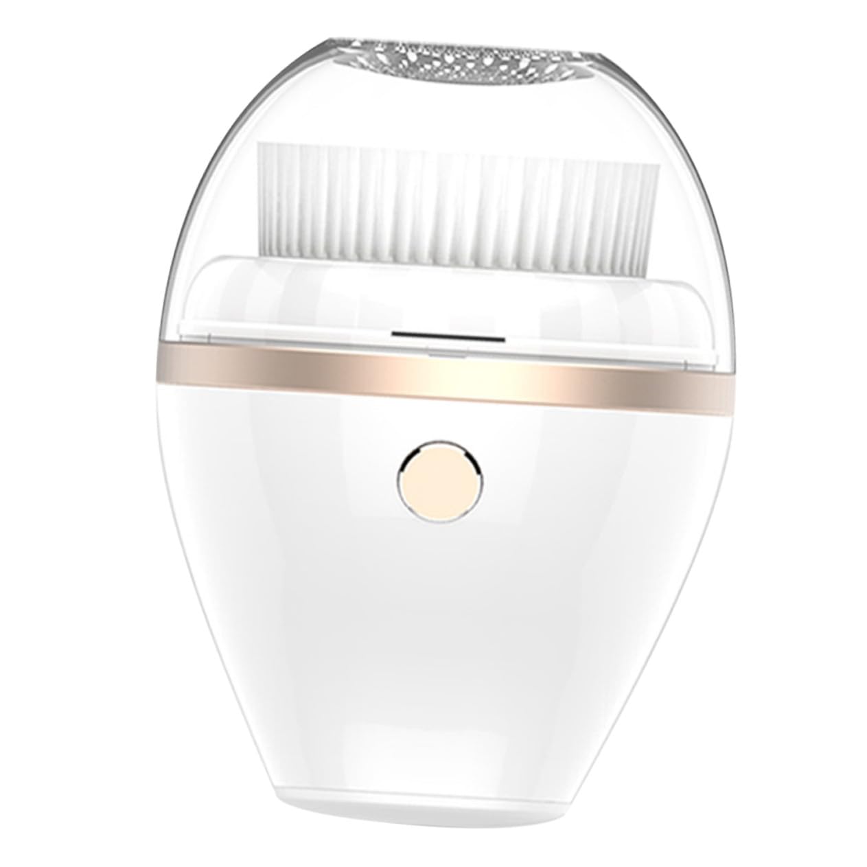 Cepillo Facial Eléctrico Blanco de 300mah Función para Eliminar Puntos Negros y Reducir Obstrucción de Folículos, Material Abs Plástico Electrochapado para Limpieza Profunda
