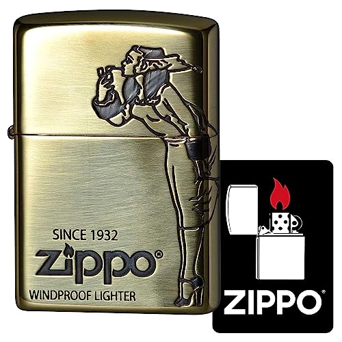 Encendedor Zippo Windy a prueba de viento latón miniatura 1