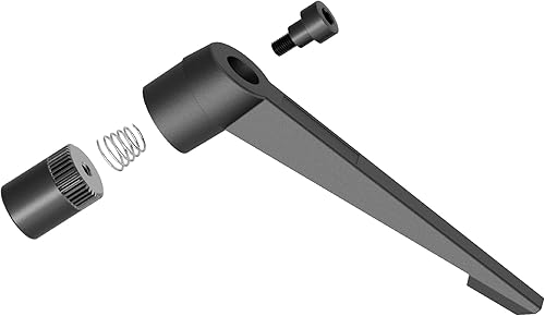 Miniatura 3 de Manijas de palanca de sujeción ajustables, perillas de rosca hembra M8 con bloqueo de tornillo giratorio de liberación rápida, mango de botón de