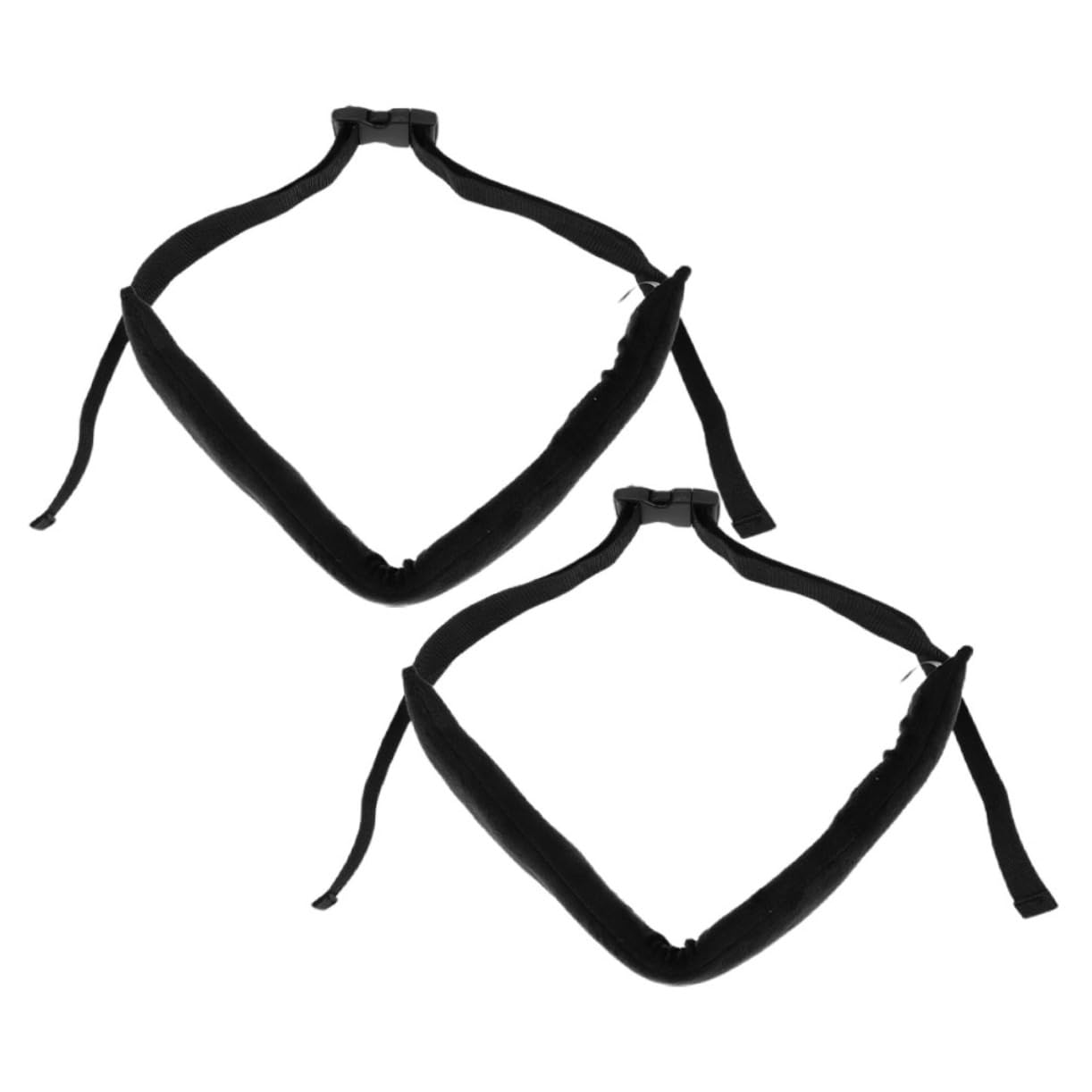 Toddmomy 2pcs Dining Safety Belt Strap Belt for Stroller Strap for Straps Belt Strap for Safety Highchair Harness Cloth Black