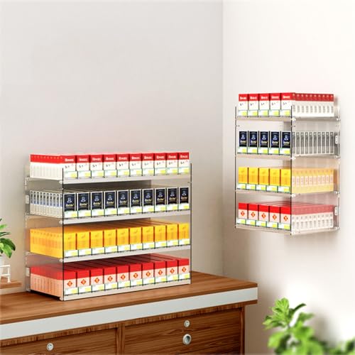 Poussoir automatique pour présentoir à cigarettes mural en acrylique