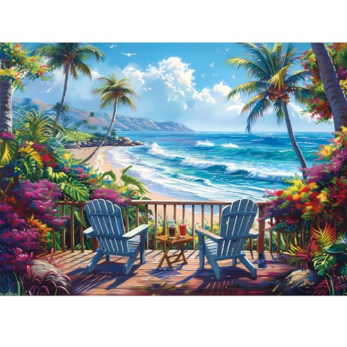 Jigsaw Puzzles for Adults 500 Pieces, Interlock Perfectly Letter on Back No Dust, Home Decor Birthday Party Gift Toy for Men Women Elders Seniors, 1:1 Poster Educational Toys & Games | 20.5 x 15 in