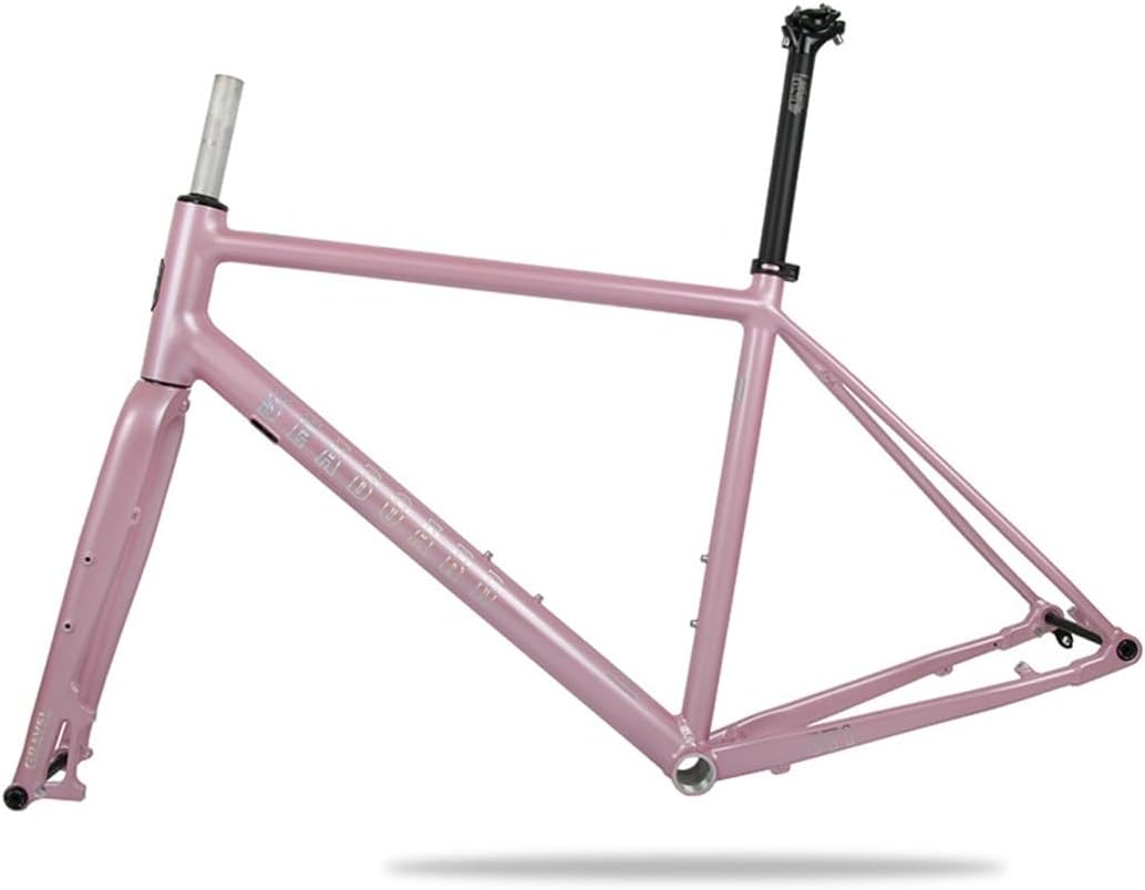 Aluminum Alloy Road Bike Frameset 700C Gravel Bike Frame Thru Axle 100/142mm Disc Brake Frame 44/47/50/53cm Internal Routing