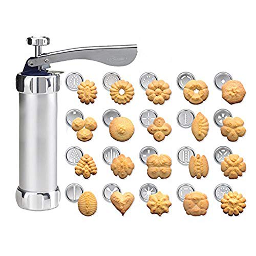 Máquina De Biscoito Modelador Com 20 Formas 4 Bicos Bolacha