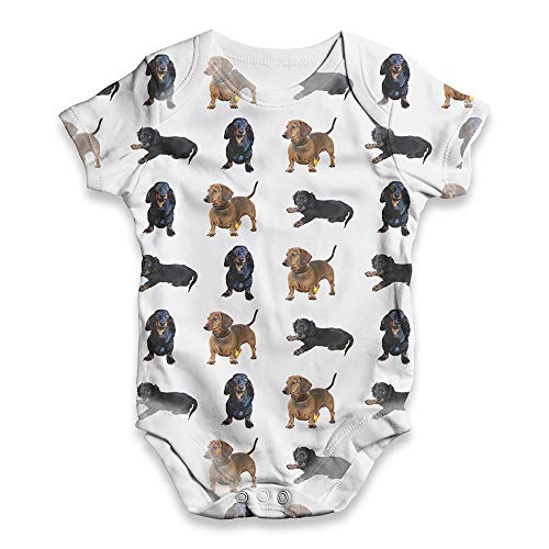 Image of TWISTED ENVY Baby Clothes Dachshunds Pattern