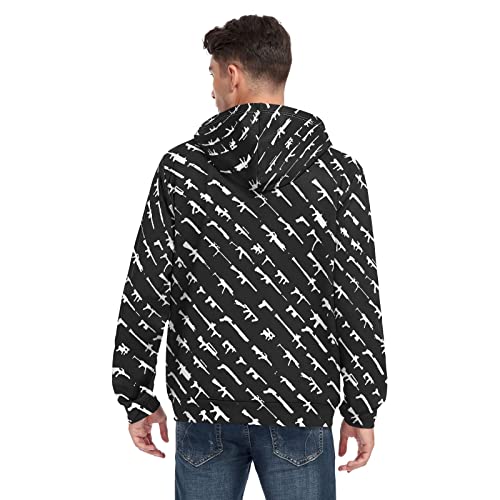 Men's Full-Zip Hooded Fleece Sweatshirt,Performance Hoodie Jacket with Pockets2