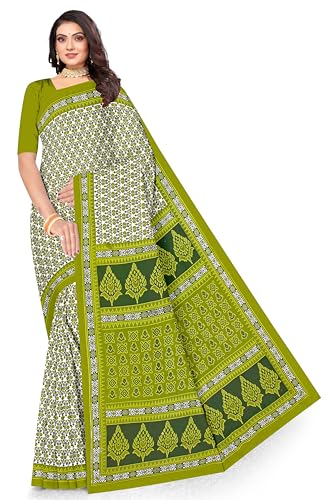 Image of TAMAIRA FASHION Mulmul Pure Cotton Saree For Woman |Office Wear Daily Wear Sarees For Women Without Blouse Piece(Available in 19 Colours)