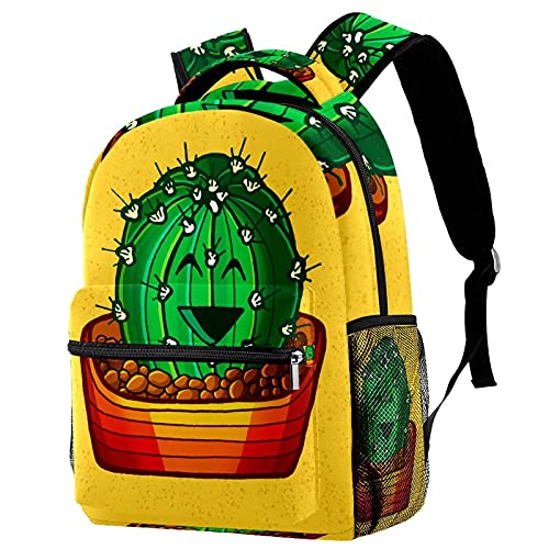 Sac à dos de voyage jaune fille garçon avec grand porte-bouteille