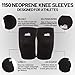Schiek Sports Model 1150 Neoprene Knee Sleeves - Knee Brace Compression for Running - High Performance Knee Brace
