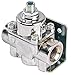 JEGS Fuel Pressure Regulator | 4.5 to 9 PSI | Gasoline Only | 3/8 Inch Inlet & Outlet Ports | Chrome | Includes Mounting Bracket