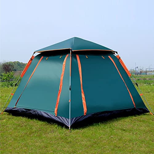 Carpa familiar para camping 5-6 personas pop up verde miniatura 1